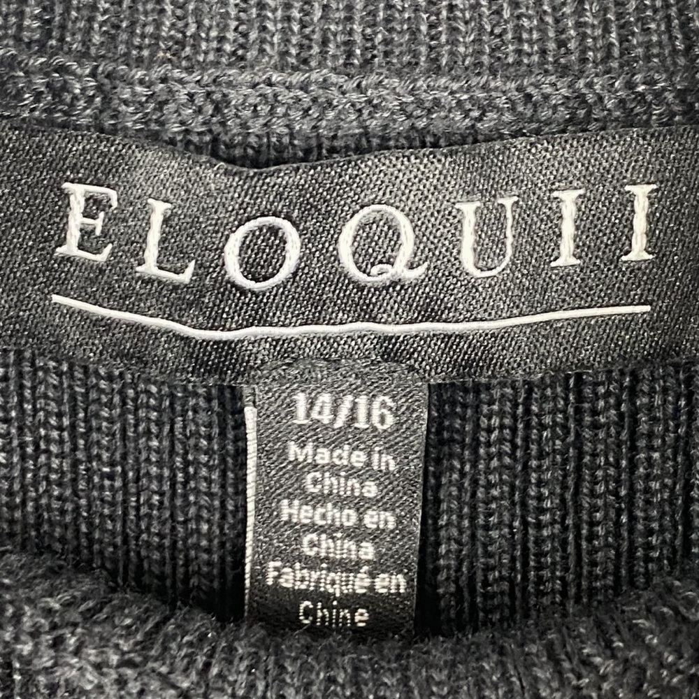 NWT Eloquii Asymmetrical Button Sweater Dress‎ Mo… - image 10